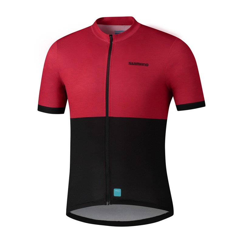 MAGLIA SHIMANO ELEMENT SHORT SLEEVE JERSEY RED