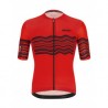 MAGLIA SANTINI CORTA TONO PROFILO RED