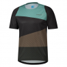 MAGLIA A MANICHE CORTE FUJIMI BLACK/GREEN