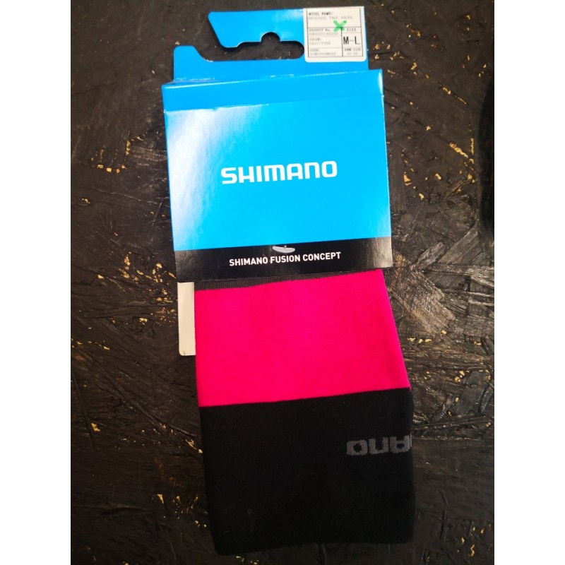 CALZINI SHIMANO  ORGINAL TALL SOCKS NERO/FUXIA