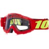 MASCHERINA 100% MX GOGGLE ROSSO JUNIOR