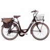 CITY BIKE CRISTAL RETRO WORLD DIMENSION COLORE MARRONE